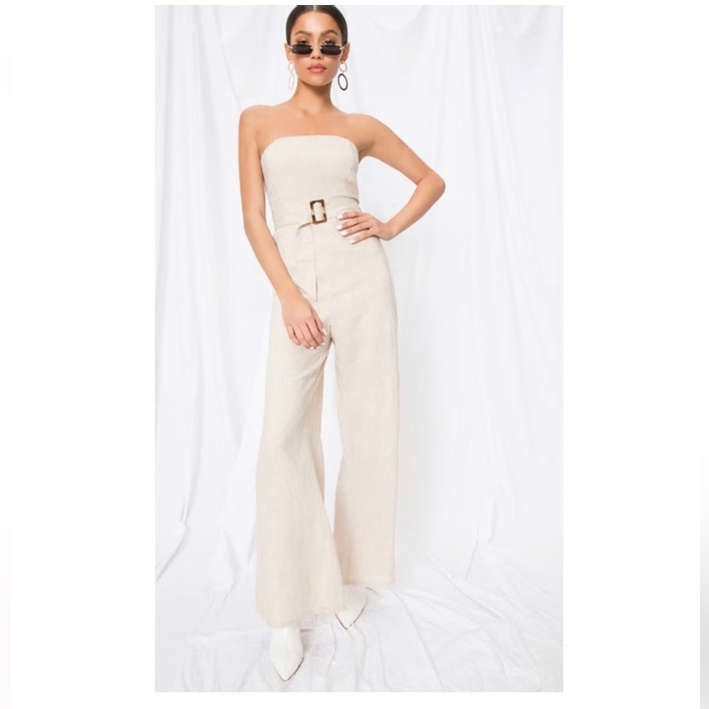Superdown Linen Jumpsuit